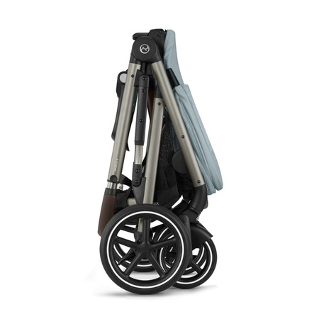 Cybex Gazelle S Wózek Spacerowy Bliźniaczy Rama Taupe Sky Blue