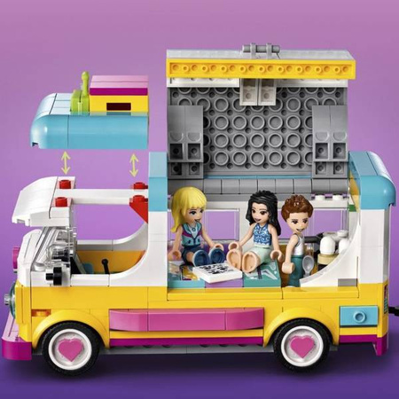 Lego Friends Leśny Mikrobus Kempingowy i Żaglówka