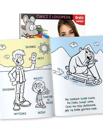 Martel Kolorowanki Logopedyczne Głoski S Z C Dz