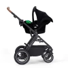Kinderkraft B-Tour Mink Pro Wózek Głęboko-Spacerowy + Fotelik 0-13 kg Zestaw 3w1 Black