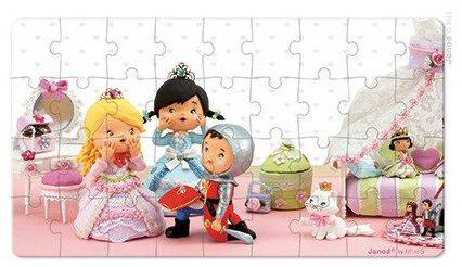 Janod Puzzle 2w1 Róża Bawi Się w Księżniczkę J02770 