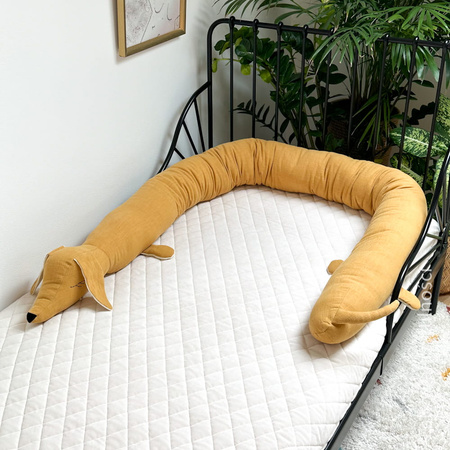 SenLove Ochraniacz do Łóżeczka Piesek Musztardowy
