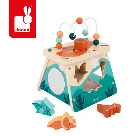 Janod USZKODZONE OPAKOWANIE Wielofunkcyjny wulkan edukacyjny Dinozaury 12 m+