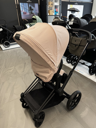 [OUTLET] Cybex Priam 4.0 Wózek Spacerowy Rama Matt Black Peach Pink