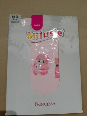 Milusie Rajstopy Dziewczęce Rozmiar 92/98 Mix Kolorów 