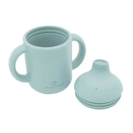 Olmitos Zestaw obiadowy silikonowy 7-elem. niebieski