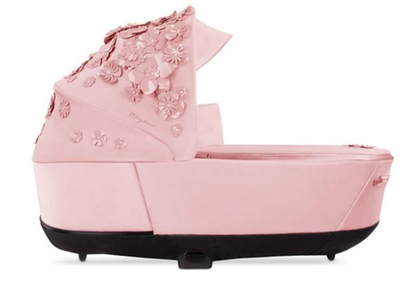Cybex Priam 4.0 Wózek Głęboko-Spacerowy + Fotelik Samochodowy Cloud T 0-13kg + Baza T Pale Blush Simply Flowers