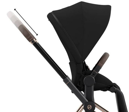 [OUTLET] Cybex Priam 4.0 Wózek Głęboko-Spacerowy Deep Black