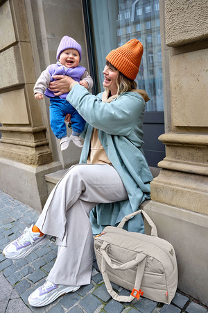 Lassig Green Label Torba dla mam z akcesoriami Everyday beige