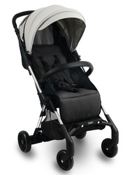 IBEBE Mini Mi1 Wózek Spacerowy Z Elektronicznym Systemem Hamowania Gray Stelaż Chrome