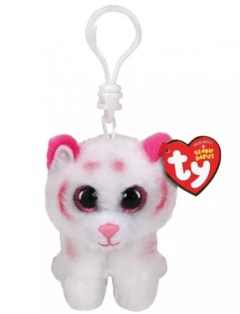 Ty Beanie Boos Tygrys Tabor Różowo-Biały  8,5 cm