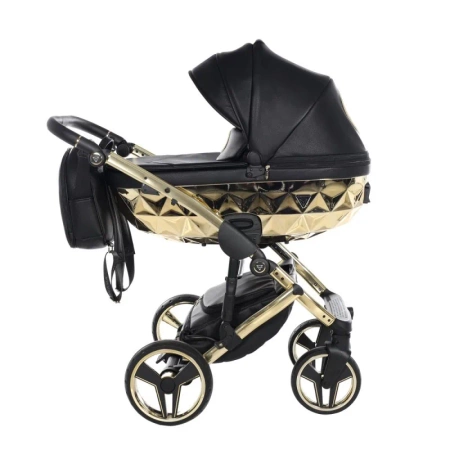 Tako Junama HandCraft Wózek Głęboko-Spacerowy 05 Black/Gold