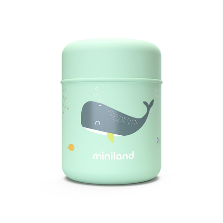 Miniland Termos Do Posiłków Wieloryb - 280 ml