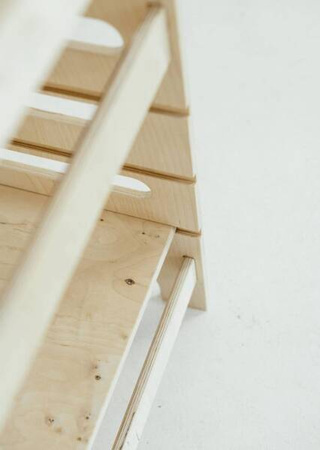 Baby Wood M Double Kitchen Helper Naturalny