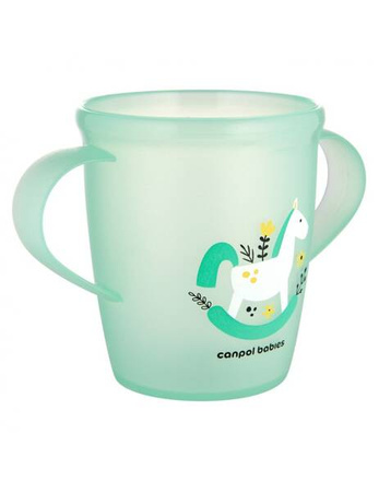 Canpol Babies Kubek z Uchwytami Toys 250 ml Zielony 2/101_gre