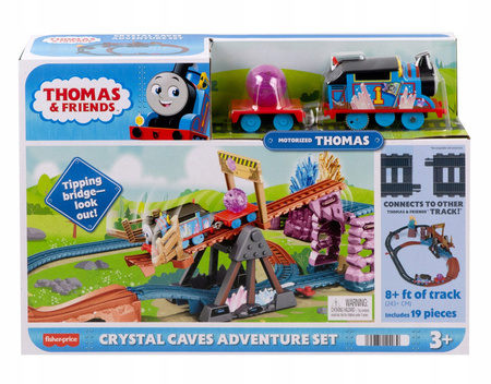 Fisher-Price Kryształowa Jaskinia i Pociągi Mega Zestaw Tomek i Przyjaciele  