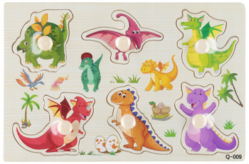 Mega Creative Puzzle Układanka drewniana Dinozaury