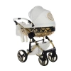 Tako Junama HandCraft Wózek Głęboko-Spacerowy 08 White /Gold