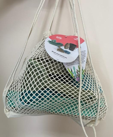 Dantoy BLUE MARINE Toys Łódka i zestaw do piasku w plecak