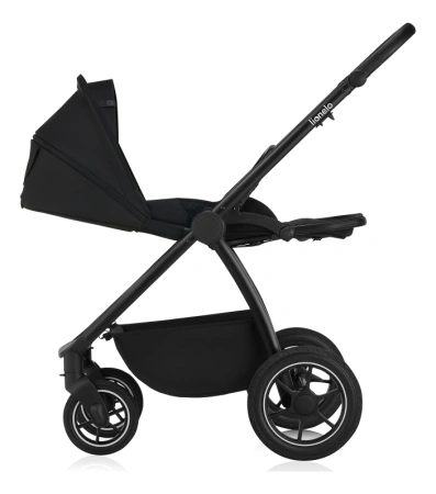 Lionelo Meril Wózek Głęboko-Spacerowy Black Onyx