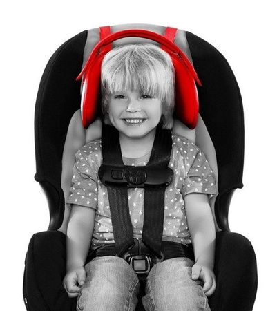 NapUp Opaska Podtrzymująca Głowę w Foteliku Samochodowym Czerwona