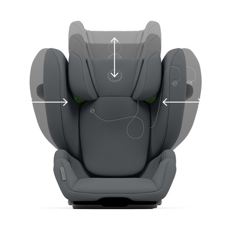 Cybex Solution G i-Fix Fotelik Samochodowy 15-50 kg Monument Grey
