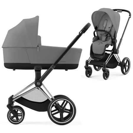 Cybex Priam 4.0 Wózek Głęboko-Spacerowy + Britax Romer Baby-Safe Pro Fotelik Samochodowy 0-13kg + Baza