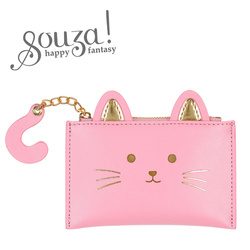 Souza! Portfelik dla dzieci Kot Kiki różowy