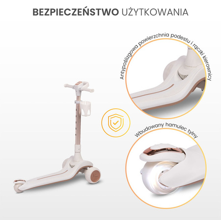 Toyz Satura Hulajnoga 3 Kołowa Blue