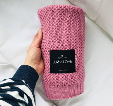 Lullalove Bambusowy Koc Piwonia 