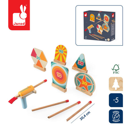 Janod Stanowisko strzeleckie z kuszą i tarczami 5+