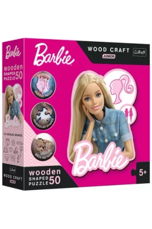 Trefl Puzzle drewniane 50 el. Piękna Barbie
