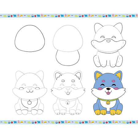 Janod Zestaw kreatywny Rysowanie krok po kroku z brokatowymi markerami 20 rysunków i kolorowanek 6+