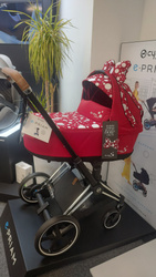 [OUTLET] Cybex e-Priam 4.0 Rama ze Stelażem Siedziska + Gondola Wózek Głęboki Petticoat by Jeremy Scott