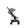 Cybex Coya Wózek Spacerowy Rama Matt Black Mirage Grey + Cybex Coya Moskitiera Black