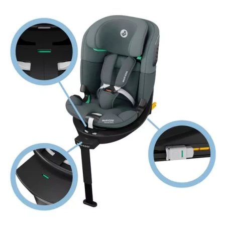 Maxi-Cosi  Emerald 360 S Fotelik Obrotowy 0-36 kg Tonal Graphite