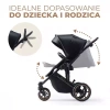 Kinderkraft Prime 2 Wózek Głęboko-Spacerowy Zestaw 2w1 Sandrose Beige