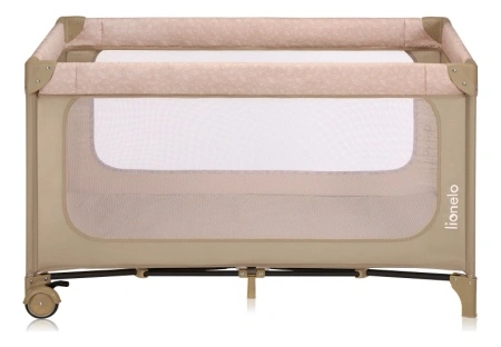 Lionelo Jasmin łóżeczko turystyczne Easy Fold Beige Sand