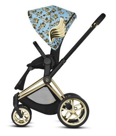 Cybex E-Priam Wózek Spacerowy - Edycja Jeremy Scott Cherub Blue by Jeremy Scott