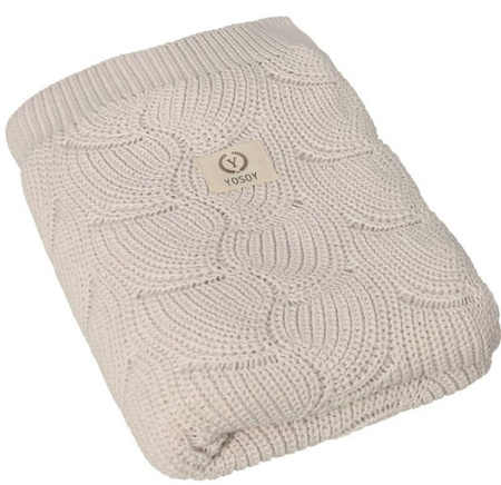 Yosoy Kocyk Waves Eco Cotton  Latte