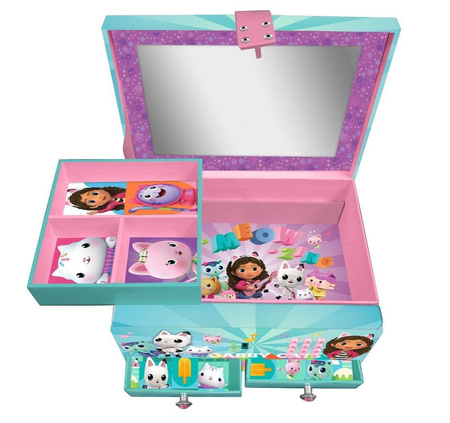 Kids Euroswan Pudełko/szkatułka z kodem i efektami dźwiękowymi - Koci Domek Gabi