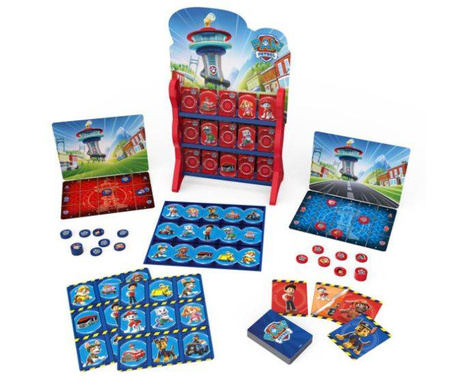 Spin Master Wieża Pełen Gier - 8 Gier Psi Patrol