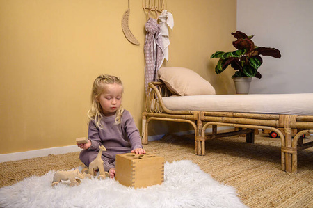 Lodger dwuczęściowa piżamka bawełniana wrzosowa Ciumbelle Rose r. 86