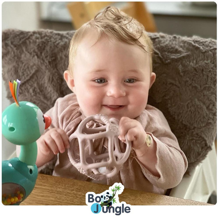 Bo Jungle Silikonowa piłeczka gryzak terracota