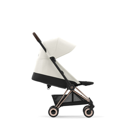 Cybex Coya Wóżek Spacerowy Rama Rosegold Off White + Cybex Coya Moskitiera Black