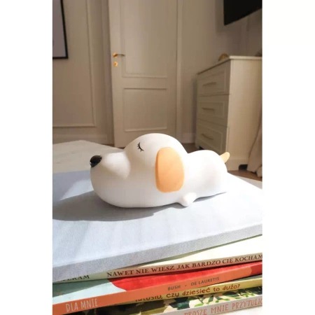 MYROYS Silikonowa Lampka Piesek