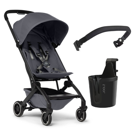 Joolz Aer+ Wózek Spacerowy + Pałąk + Uchwyt na Kubek Stone Grey