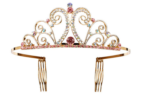 Souza! Tiara wsuwana z klejnotami Chapira złota