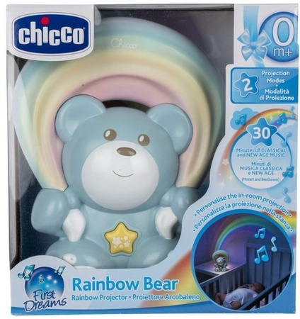 Chicco Interaktywny Miś z Tęczowym Projektorem  Blue