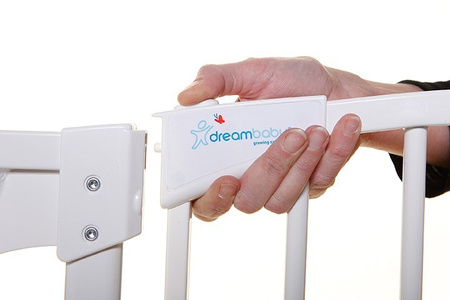 Dreambaby Bramka Bezpieczeństwa Dla Dzieci Chelsea (W: 71-80cm x H: 1m) Biała 